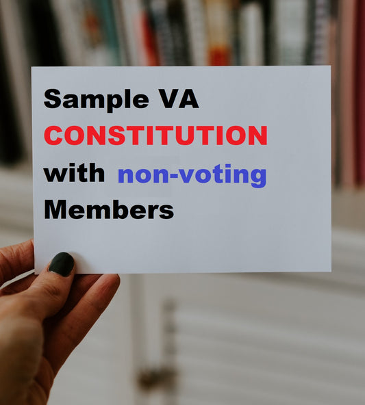 Sample Constitution with non-voting Members (Word)