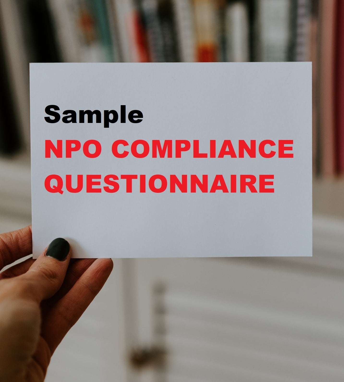 NPO Compliance Questionnaire